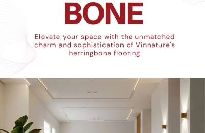 Elevate Your Space with Vinnature's Exquisite Herringbone Flooring