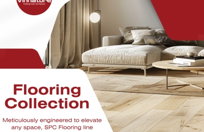 Elevate Your Living Room with Vinnature's Stunning SPC Flooring